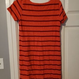 gap small striped t shirt dress